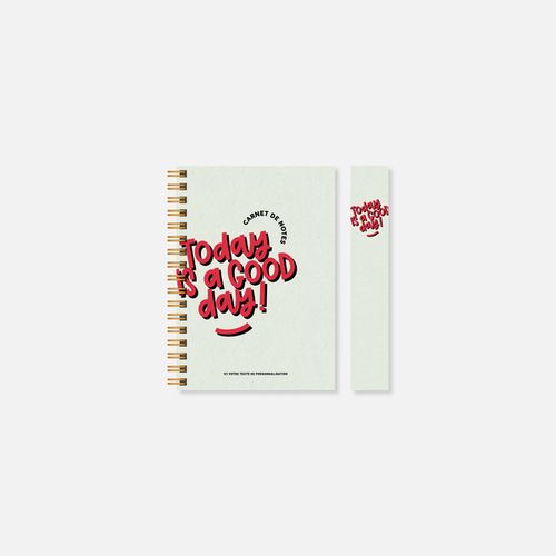 Carnet N15 rigide spirale message N°50