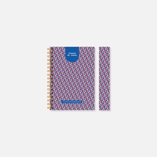 Carnet N15 rigide spirale motifs N°64
