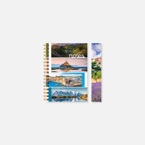 Carnet N15 rigide spirale paysages N°230