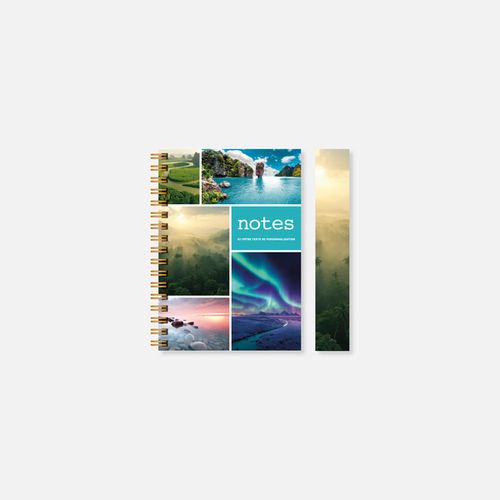 Carnet N15 rigide spirale paysages N°232