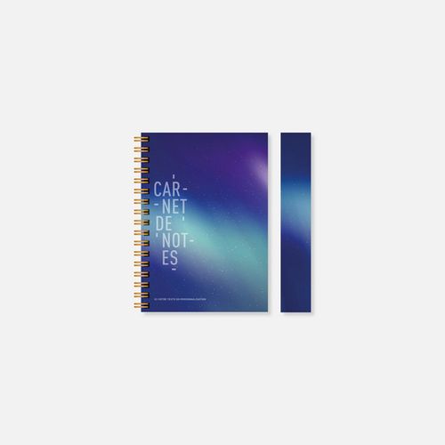Carnet N15 rigide spirale texture N°86