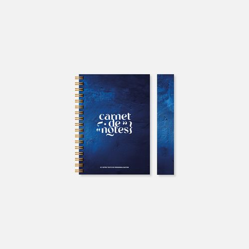 Carnet N15 rigide spirale texture N°87