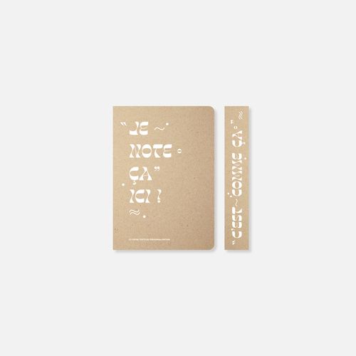 Carnet N15 souple broché kraft N°44