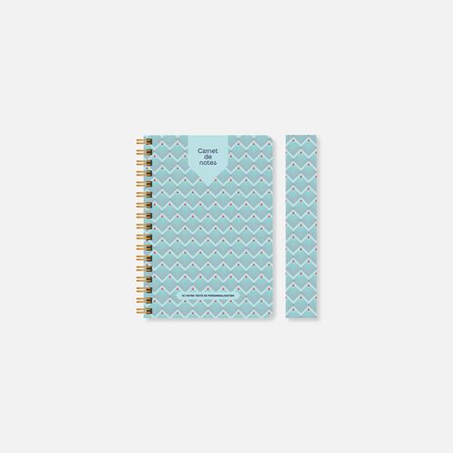 Carnet N15 souple spirale motifs N°65