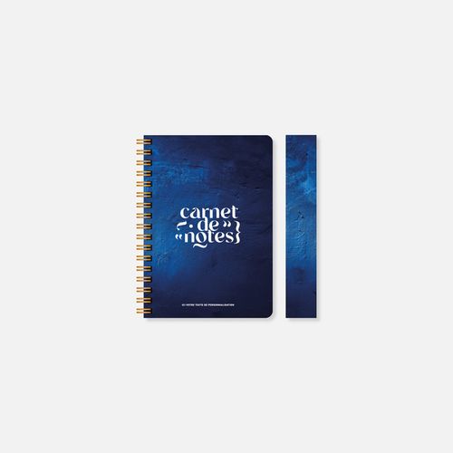 Carnet N15 souple spirale texture N°87