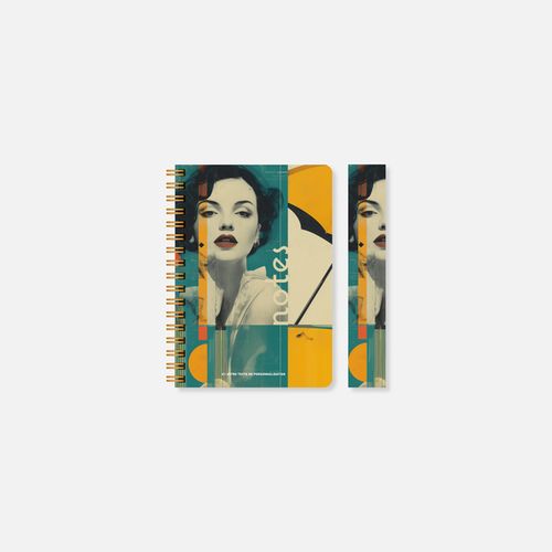 Carnet N15 souple spirale vintage N°251