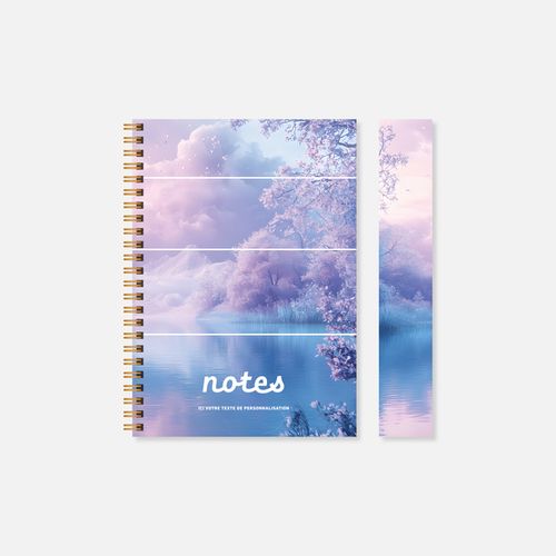 Carnet N21 rigide spirale onirique N°262