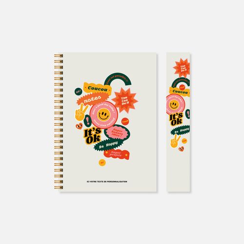 Carnet N21 rigide spirale POP N°68