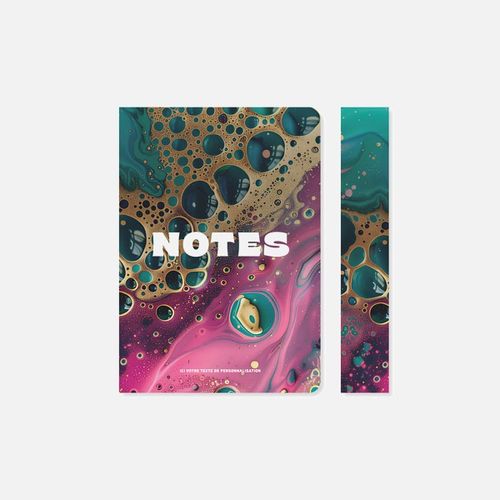 Carnet N21 souple broché abstrait N°265