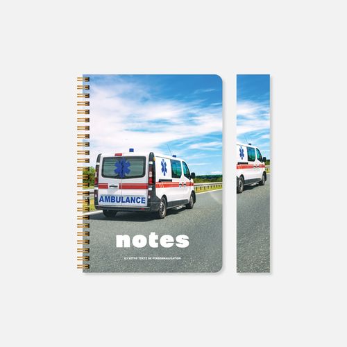 Carnet N21 souple spirale ambulance N°249