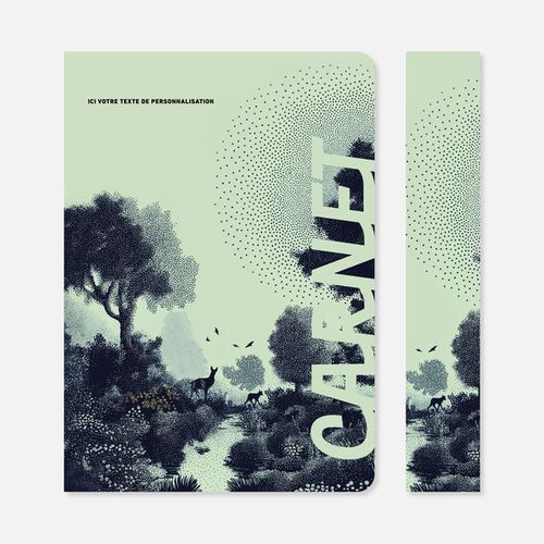 Carnet N30 souple broché pointillisme N°89