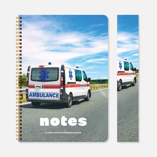 Carnet N30 souple spirale ambulance N°249