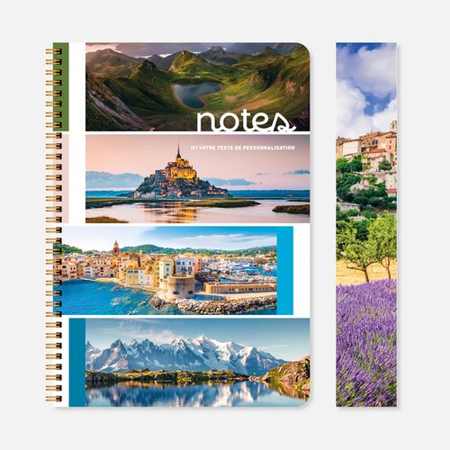 Carnet N30 souple spirale paysages N°230