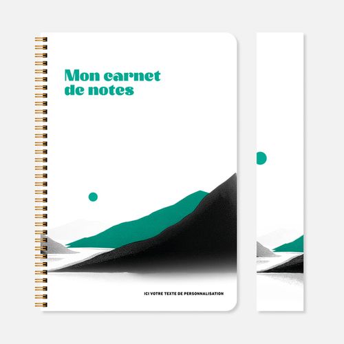 Carnet N30 souple spirale pointillisme N°88