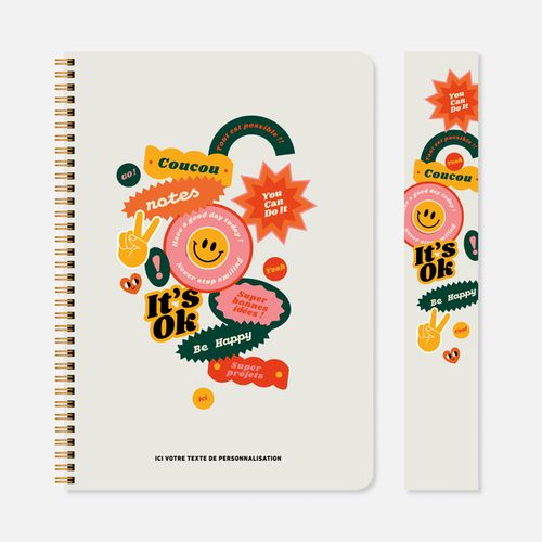 Carnet N30 souple spirale POP N°68