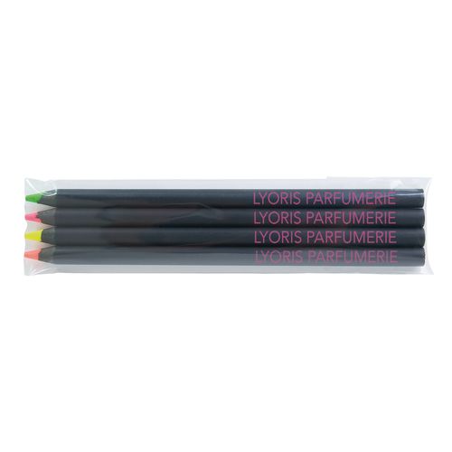 Sachet 4 surlign. Black 17,6cm