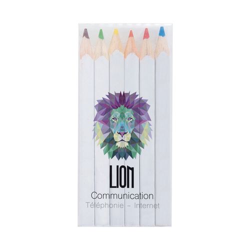 Set quadrichromie 6 couleurs 8,7cm