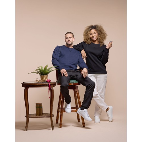 Sweatshirt col rond unisexe coton bio