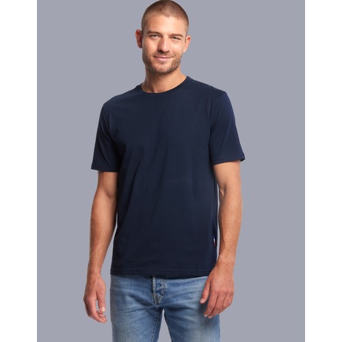 T-shirt homme manches courtes 100% coton biologique certifié ocs.
