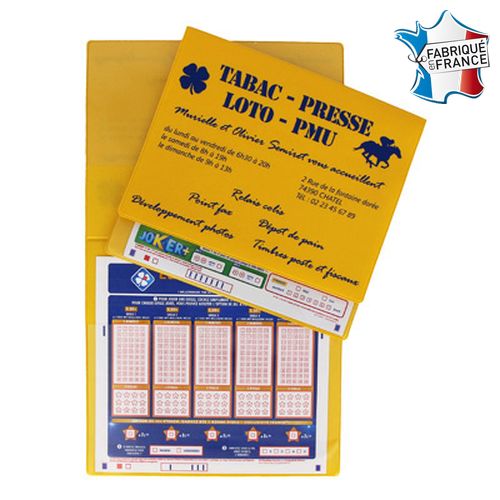 Pochette loto et keno 2 volets