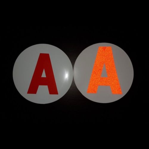 Disque A réfléchissant autocollant