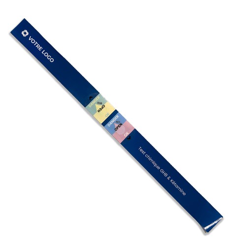Bracelet détecteur GHB &amp; Kétamine pour boissons - Personnalisé